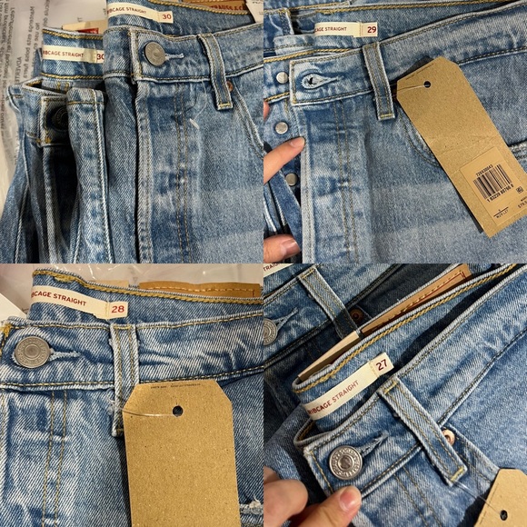 Levi's Ribcage Straight Ankle Tango Love Jeans - Picture 2 of 7